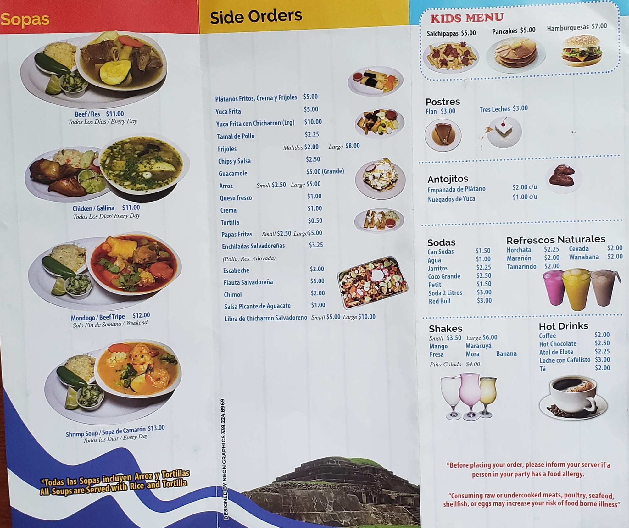 Sabor salvadoreño 700 Broadway, Chelsea