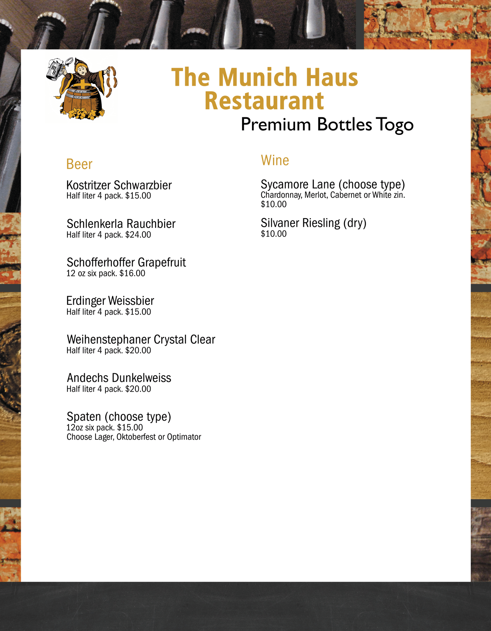 Munich Haus Restaurant 13 Center St, Chicopee