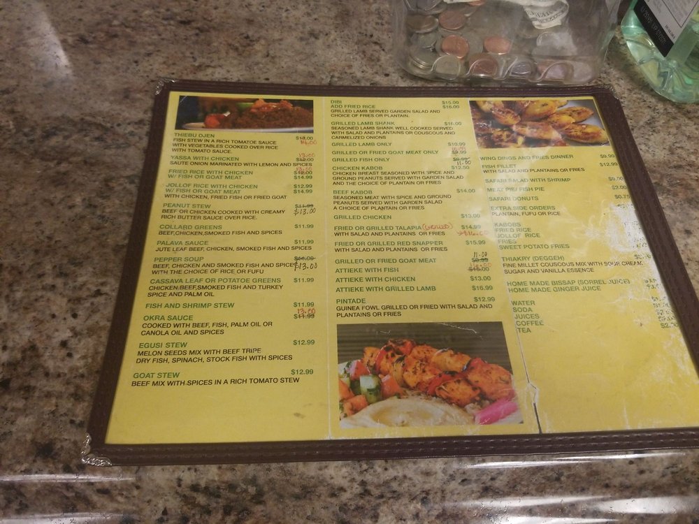 Safari African Restaurant 1336 Blue Hill Avenue, Mattapan