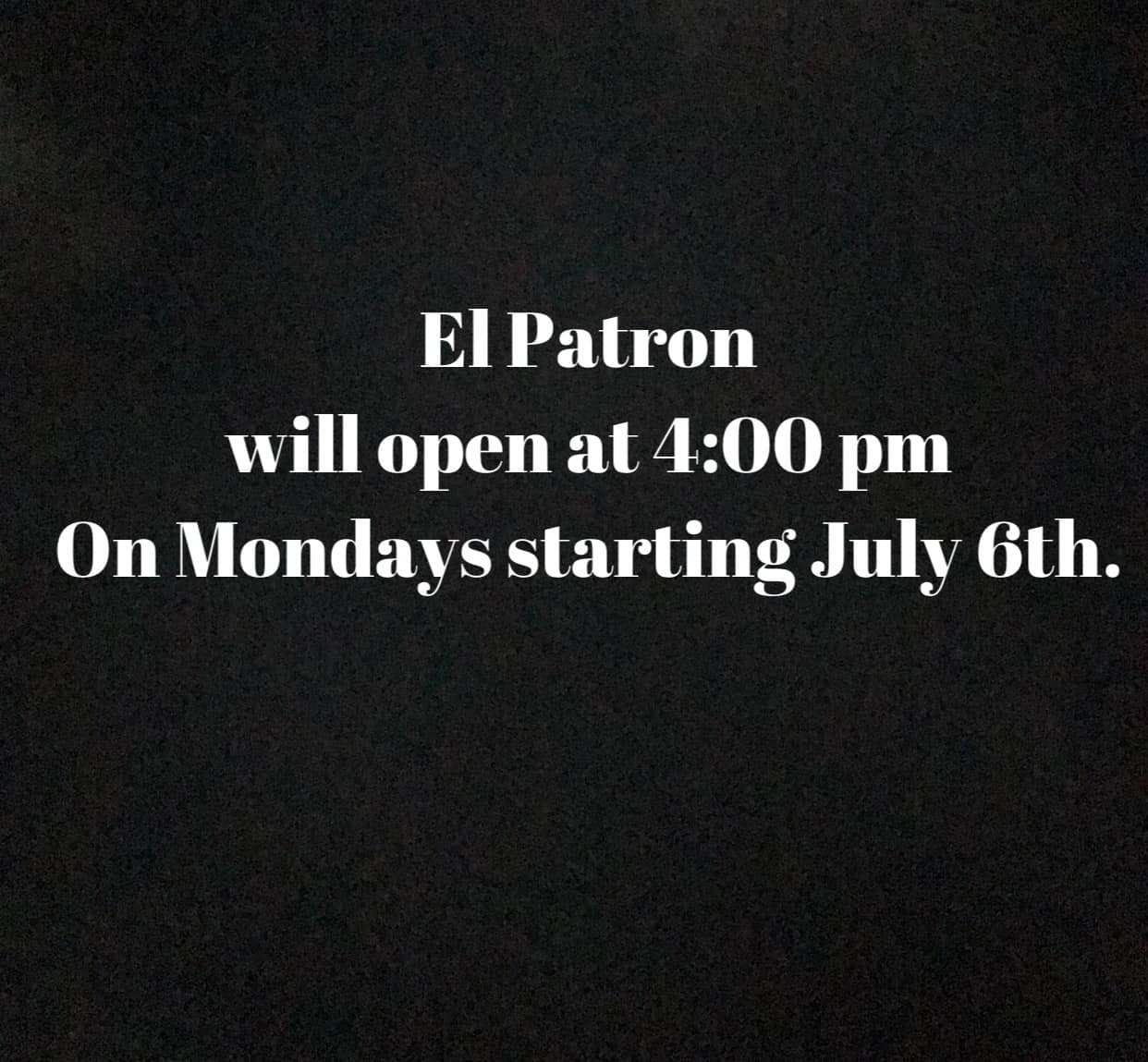 El Patron Grill and Cantina 169 East St, Methuen
