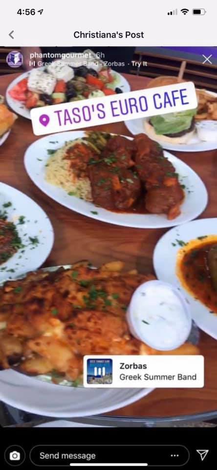Tasos Euro Cafe 125 Access Rd, Norwood