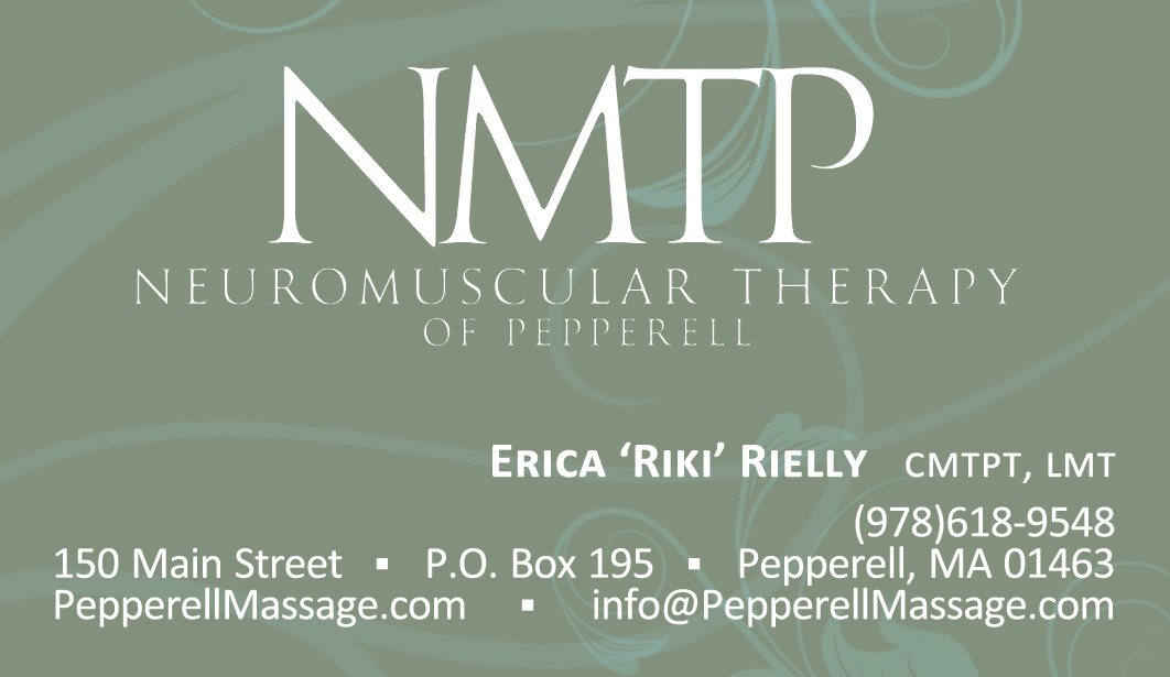 Therapeutic Massage of Pepperell 150 Main St, Pepperell Massachusetts 01463