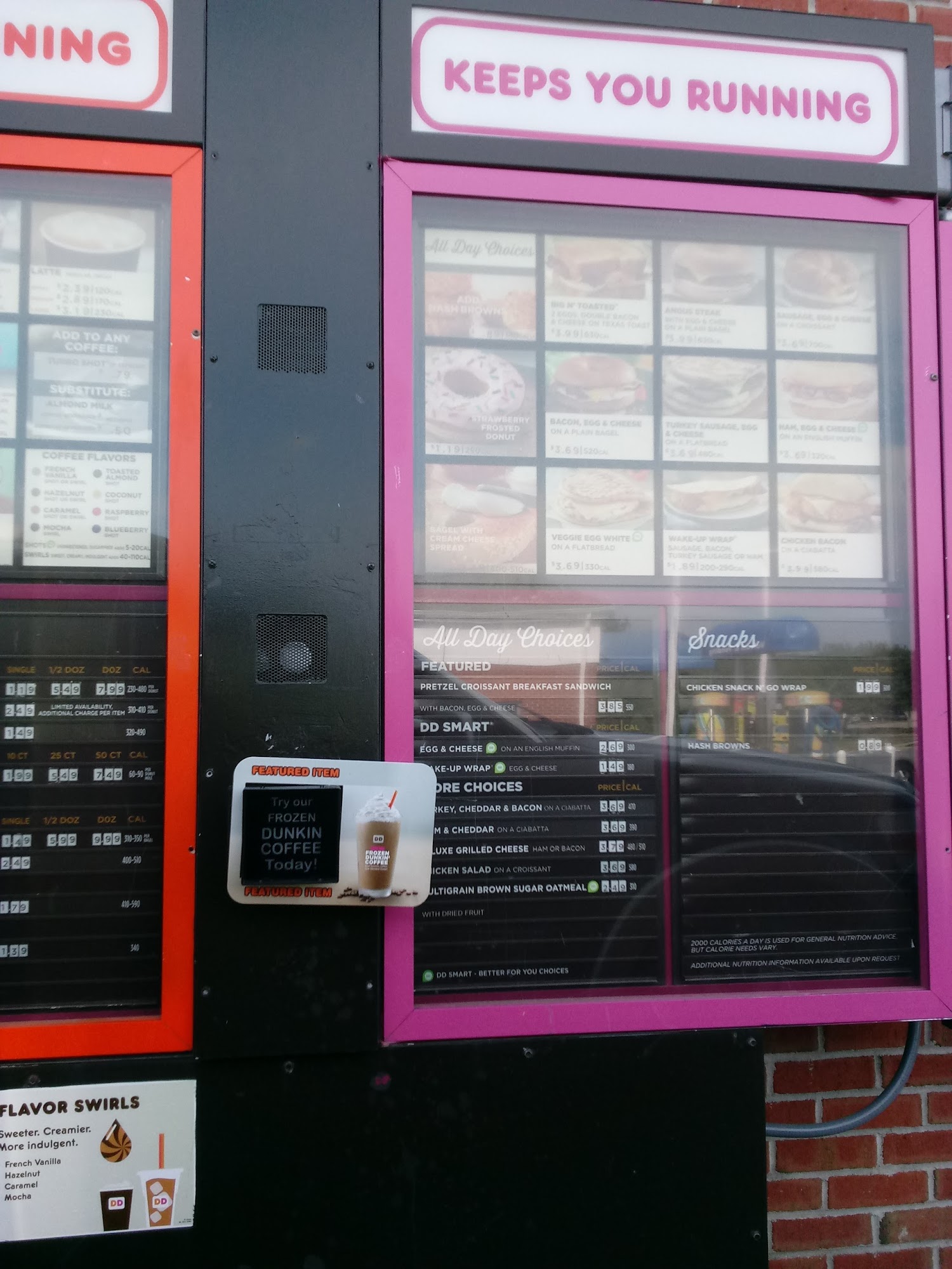 Dunkin' Menu