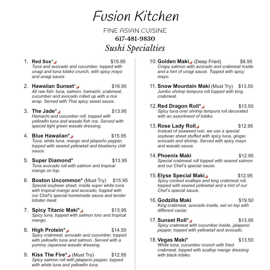 Fusion Kitchen 75 Franklin St, Quincy