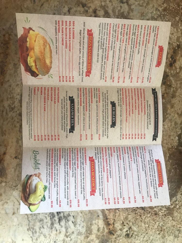 Fael's Breakfast, Lunch & Dinner 656 Washington St, Quincy