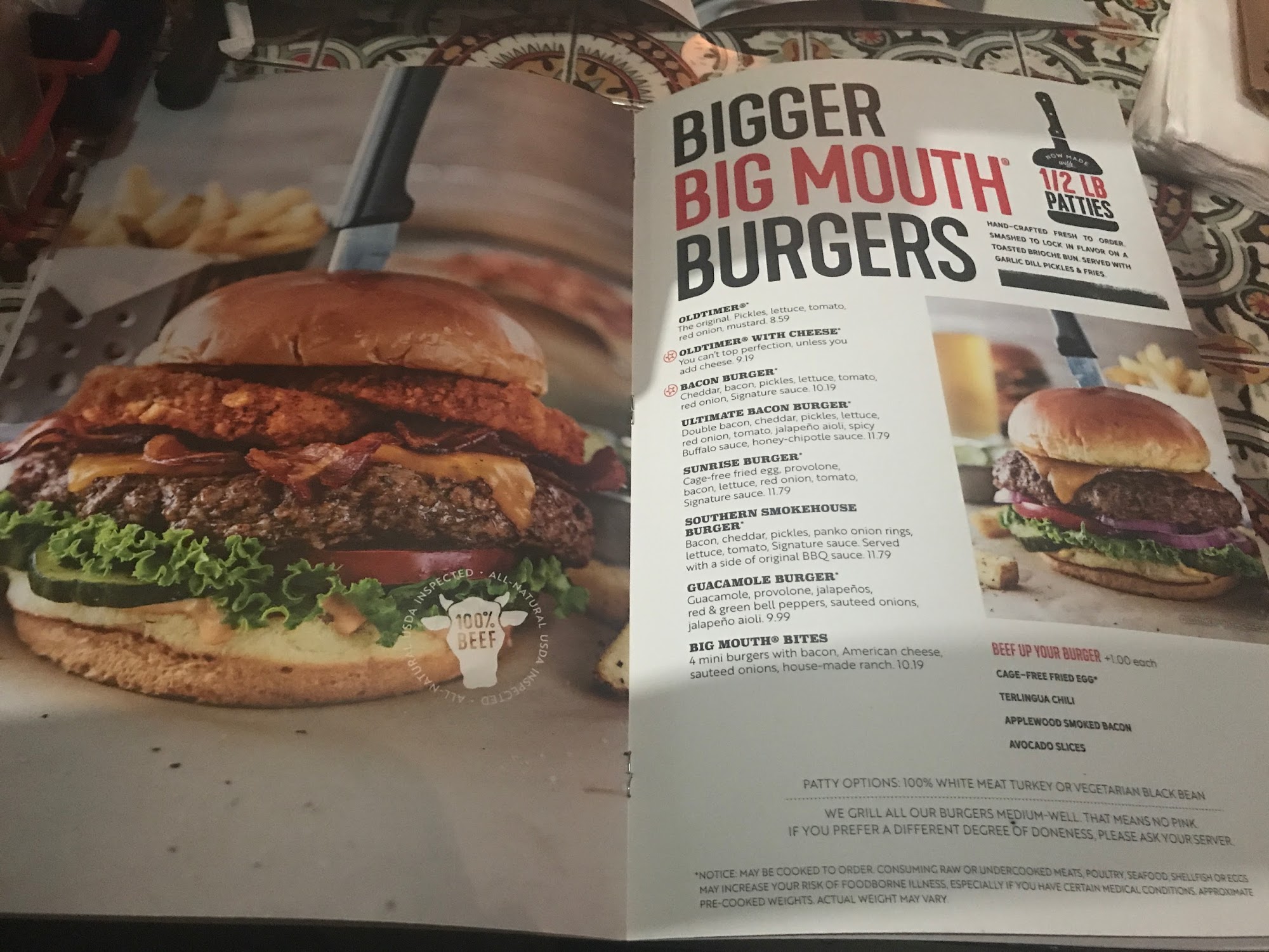 Chili's Grill & Bar Menu