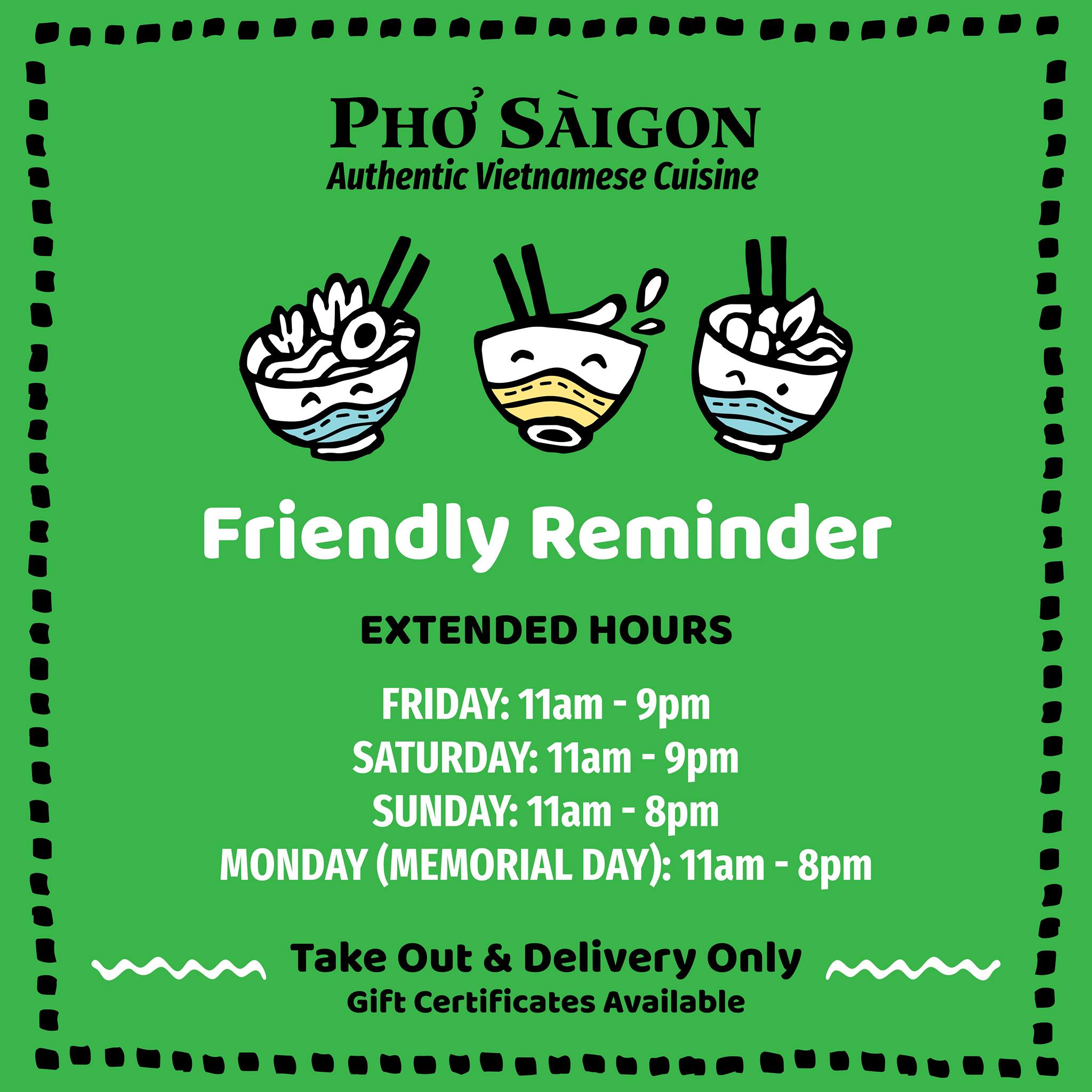 Pho Saigon 400 Dickinson St, Springfield