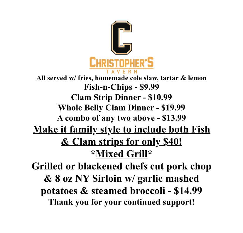 Christopher's Tavern 360 Cooley St, Springfield