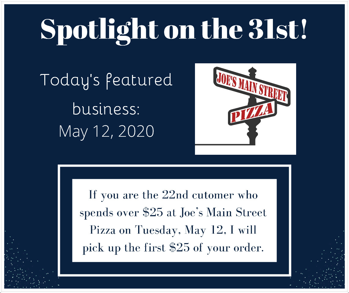 Joe's Main Street Pizza 612 Main St, Winchester