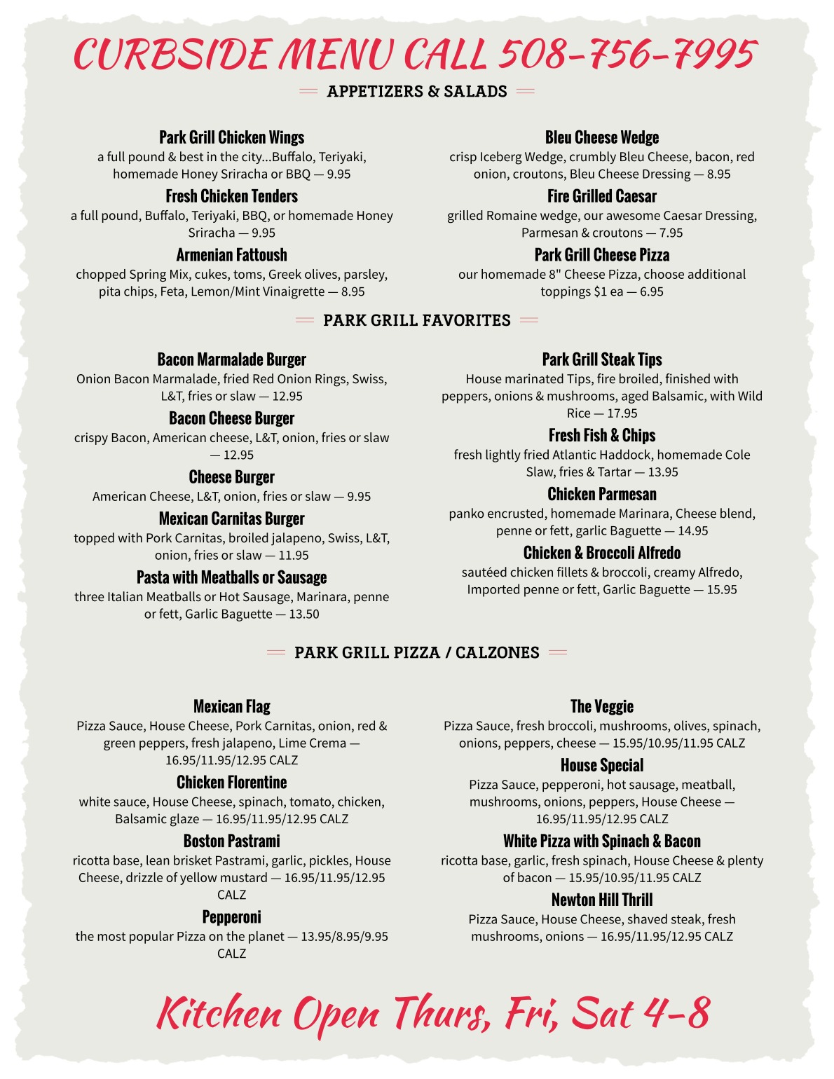 Park Grill & Spirits 257 Park Ave, Worcester