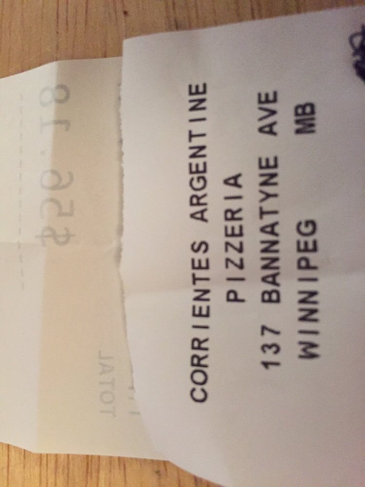 Corrientes Argentine Pizzeria 137 Bannatyne Ave, Winnipeg