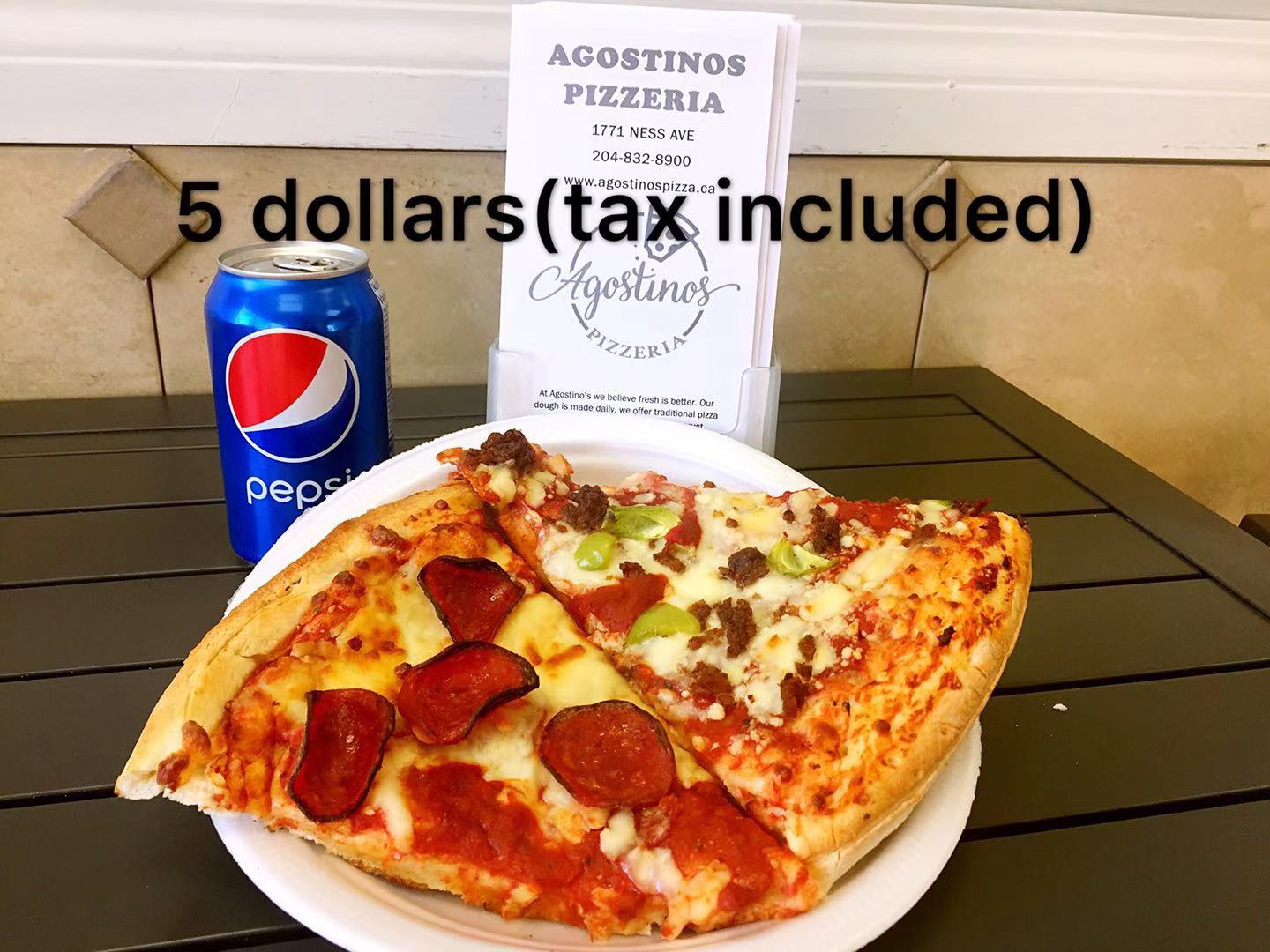 Agostino's Pizzeria 1771 Ness Ave, Winnipeg
