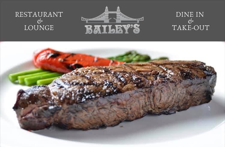 Bailey's Restaurant 185 Lombard Ave, Winnipeg