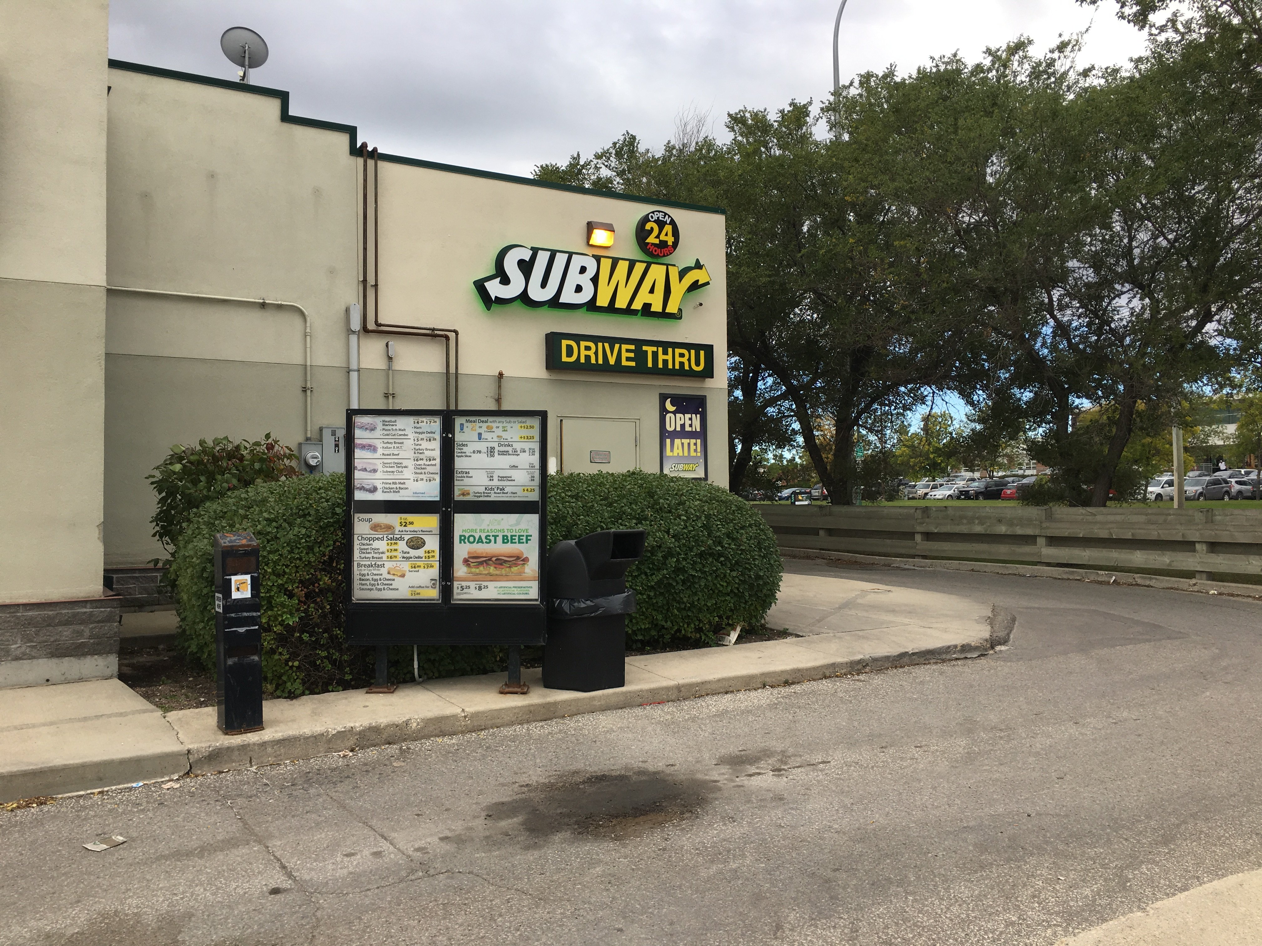 Subway Menu