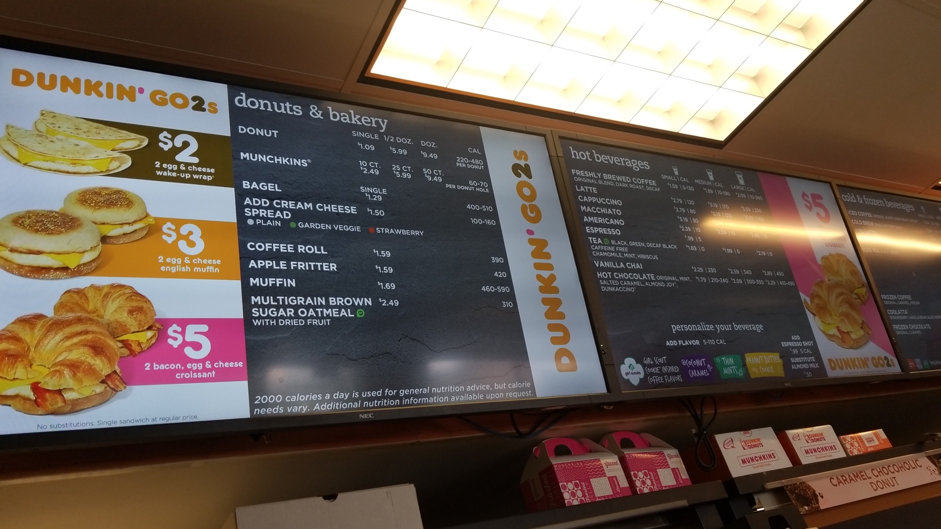 Dunkin' Menu