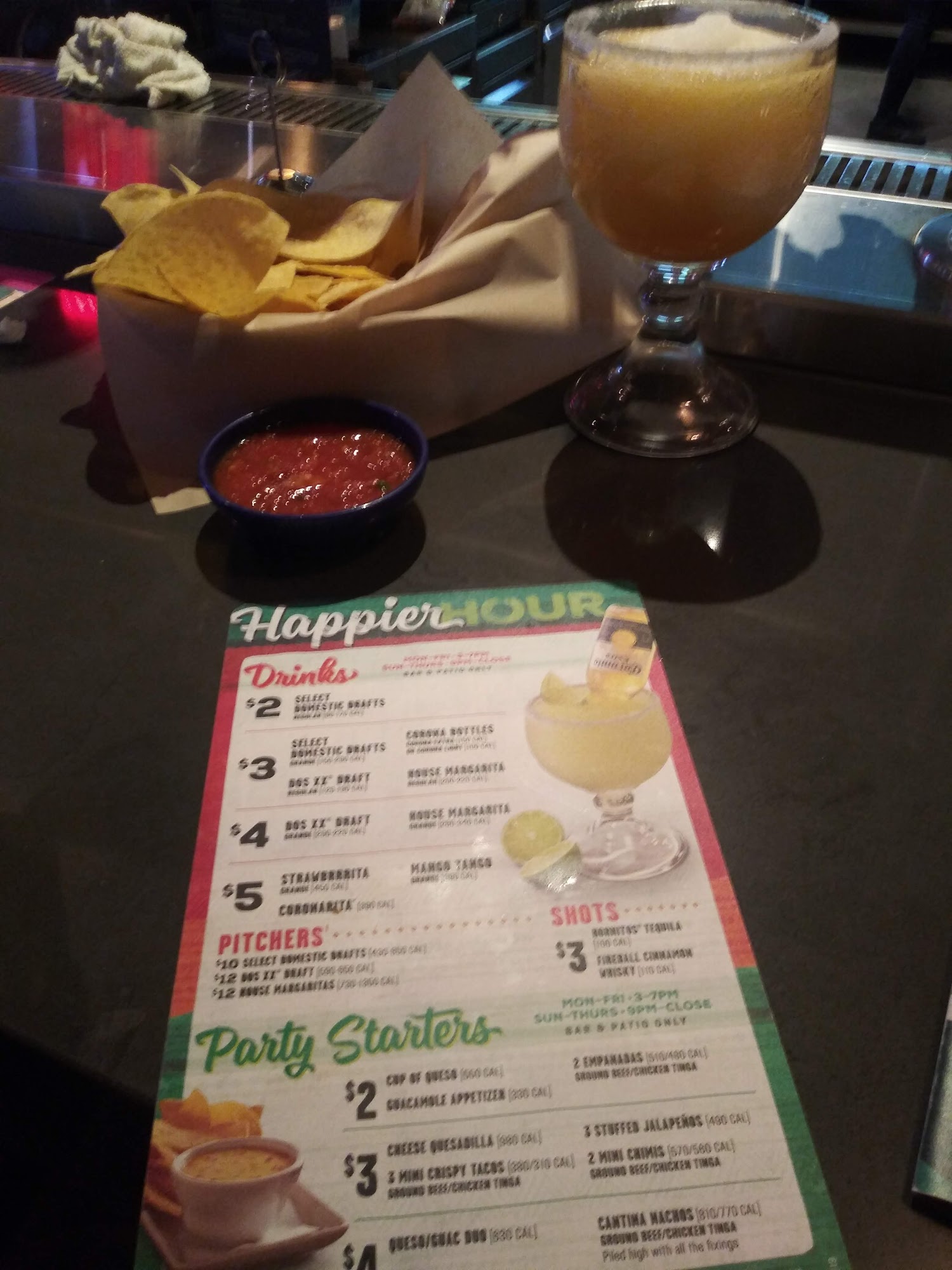 On The Border Mexican Grill & Cantina Menu