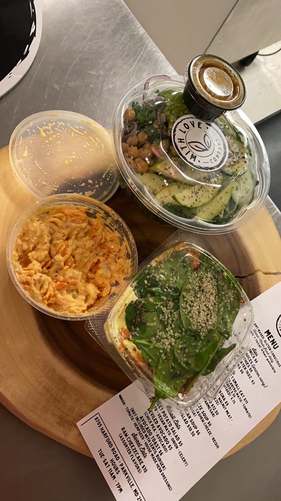 With Love Co. (A Plant-Based, Sip & Eat Joint) 8705 Harford Rd, Baltimore