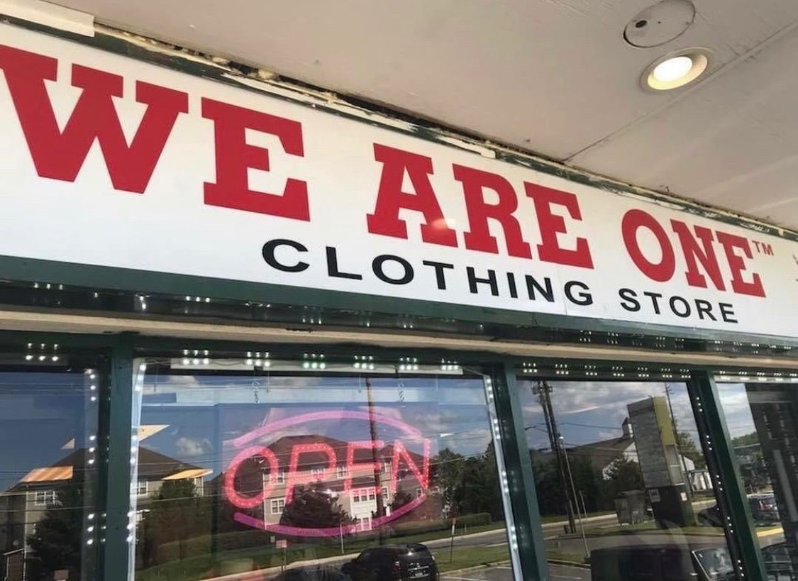 WE ARE ONE CLOTHING STORE