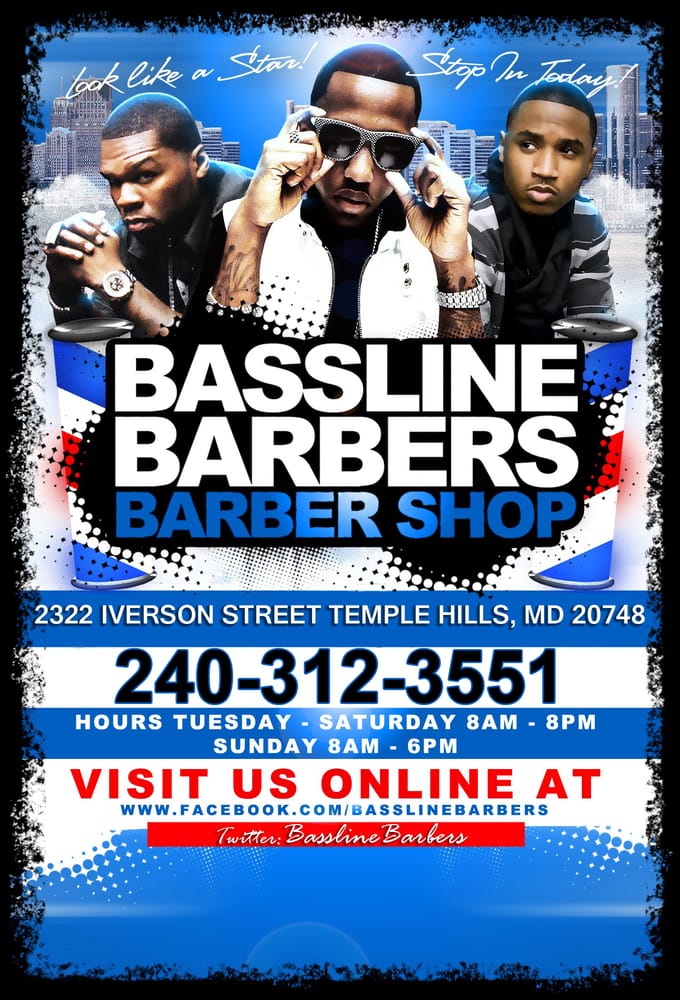 Bassline Barbers Barbershop 2322 Iverson St, Hillcrest Heights Maryland 20748