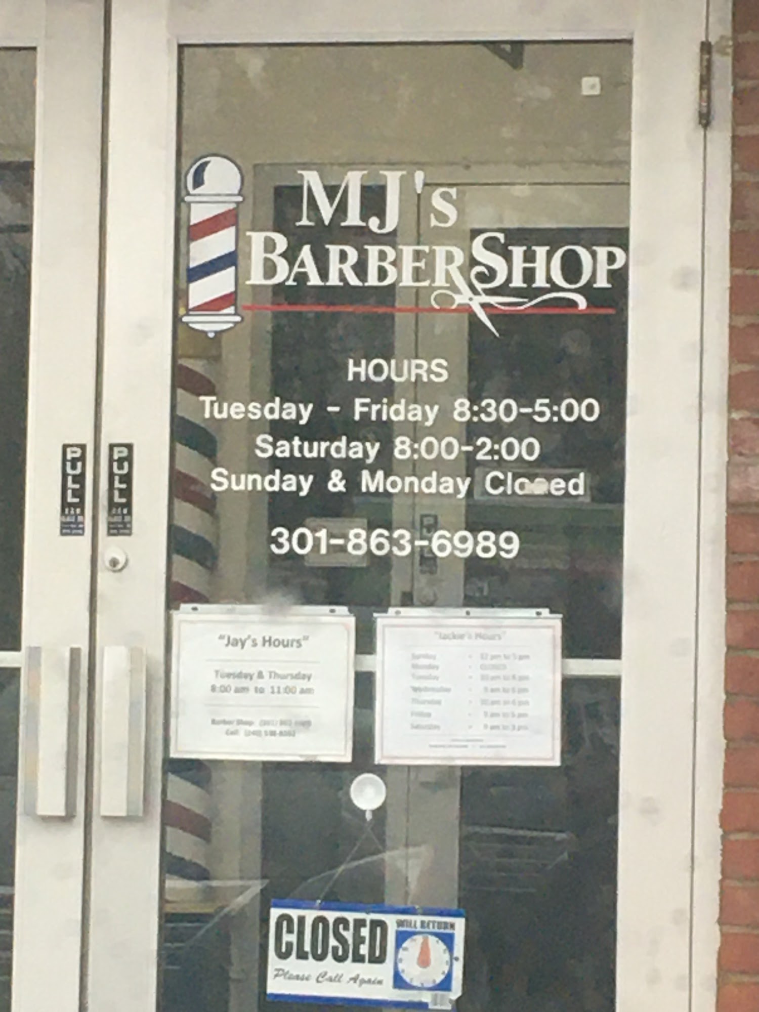 MJ's Barber Shop