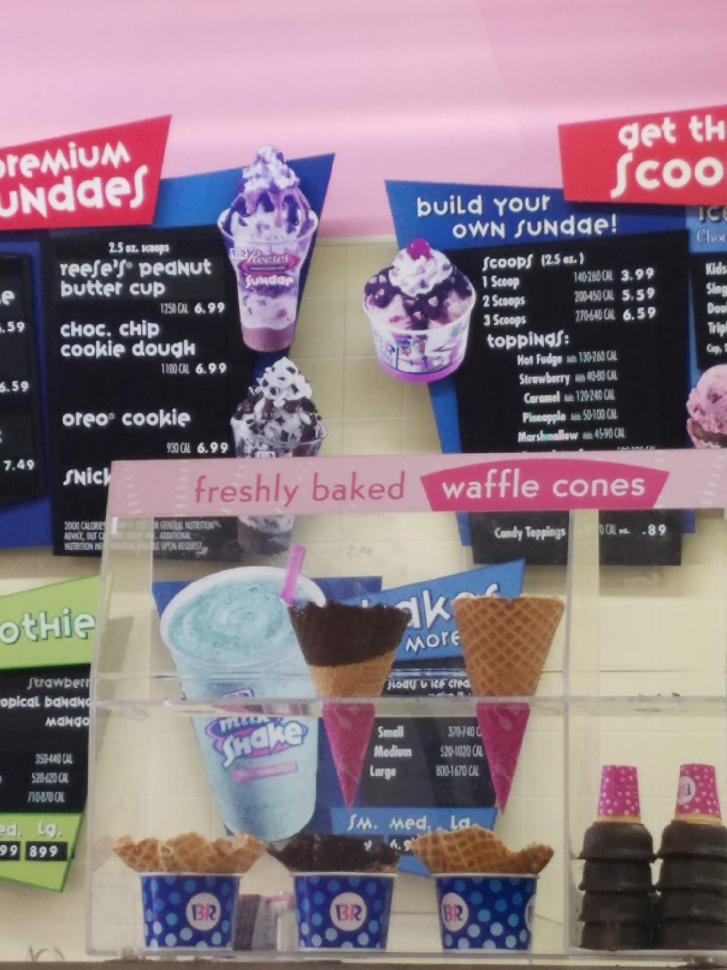 Baskin-Robbins Menu
