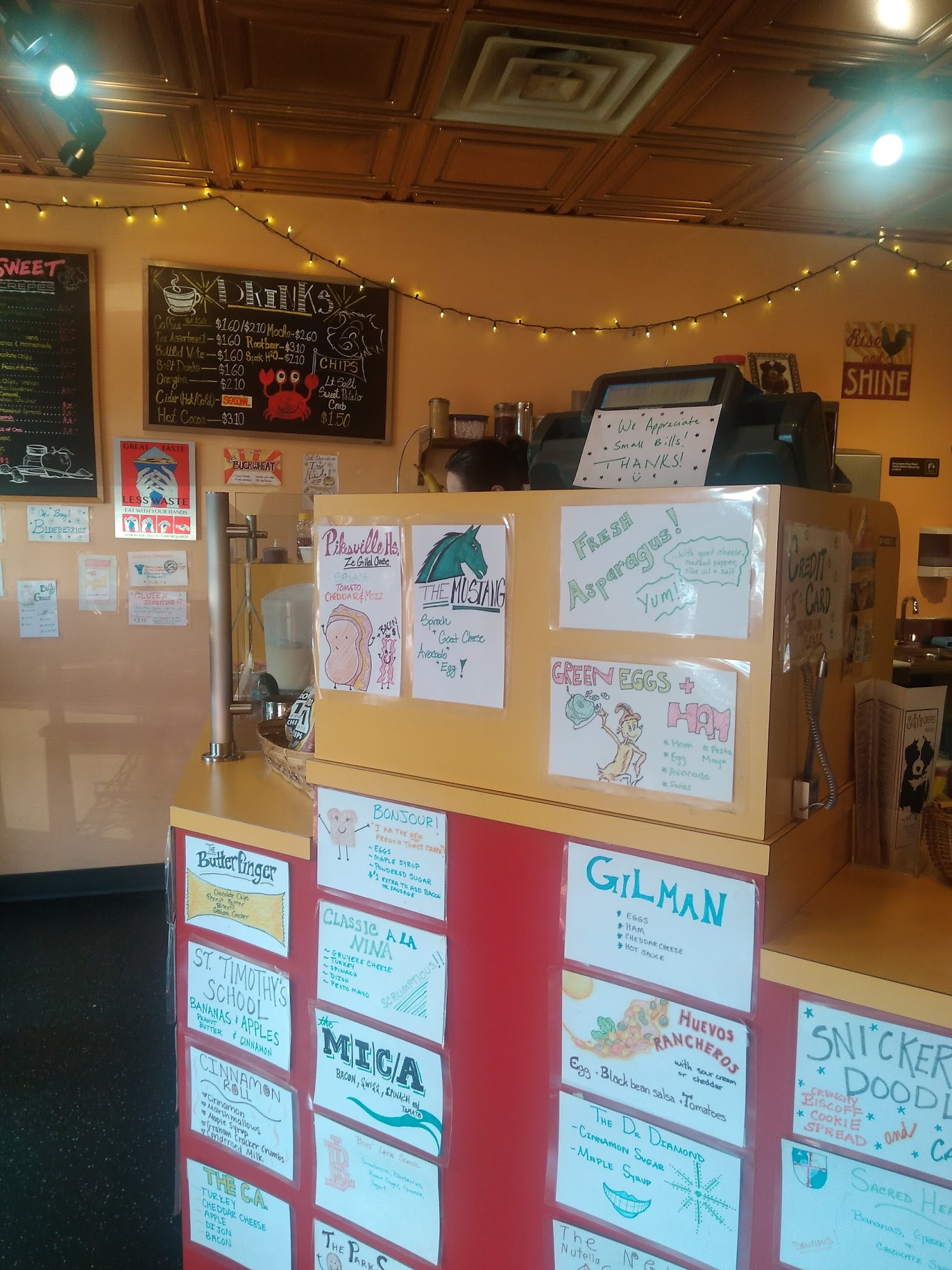 Sofi's Crepes Menu