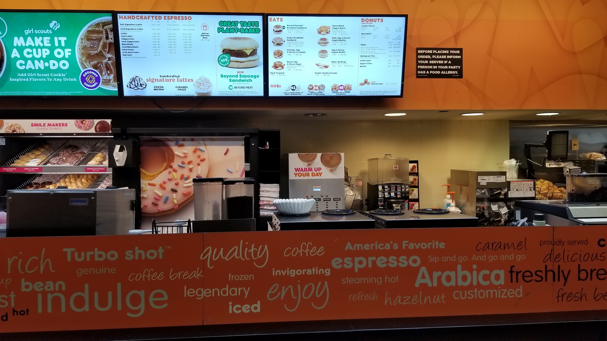 Dunkin' Menu