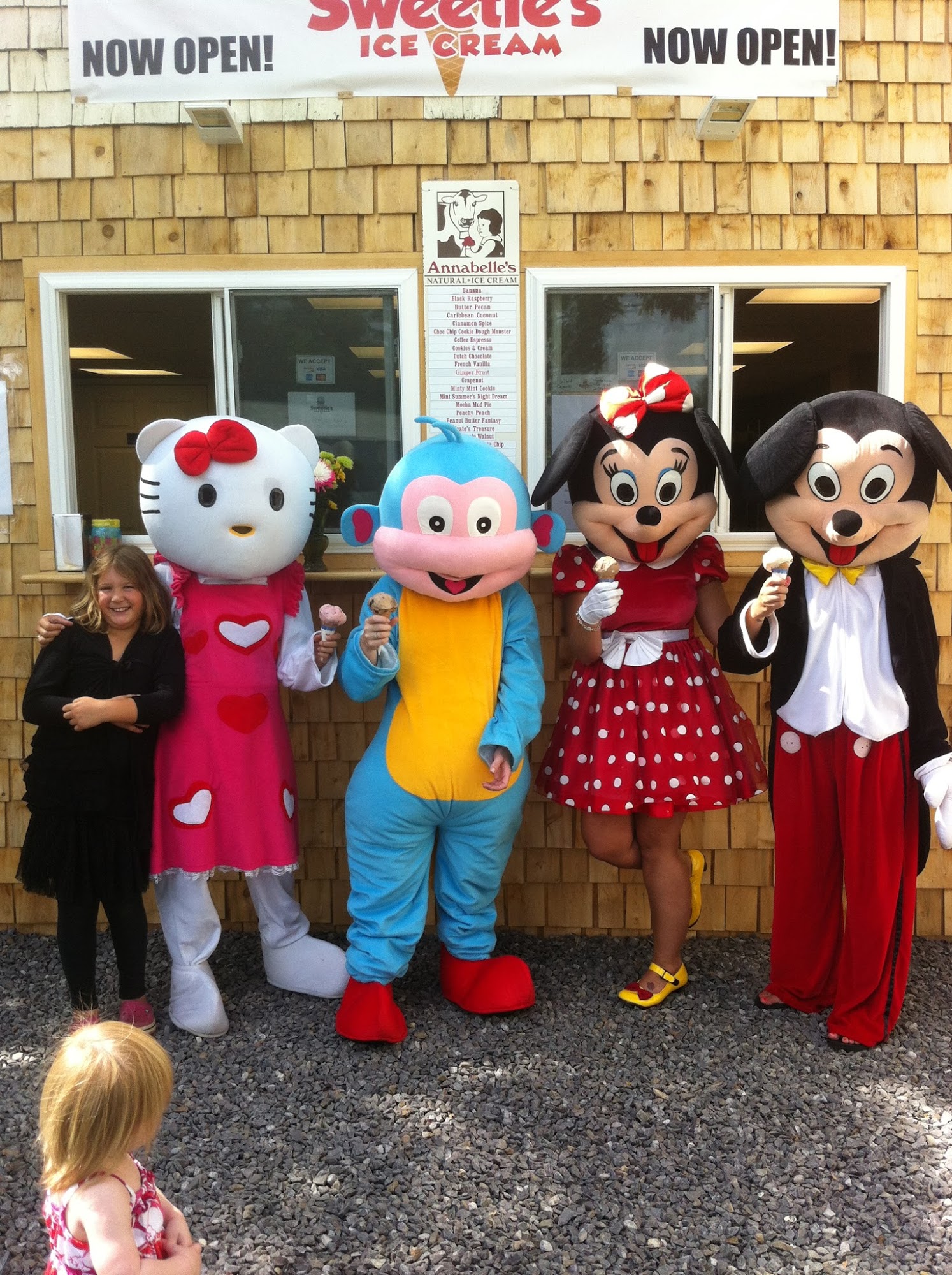 Sweetie's Ice Cream Menu