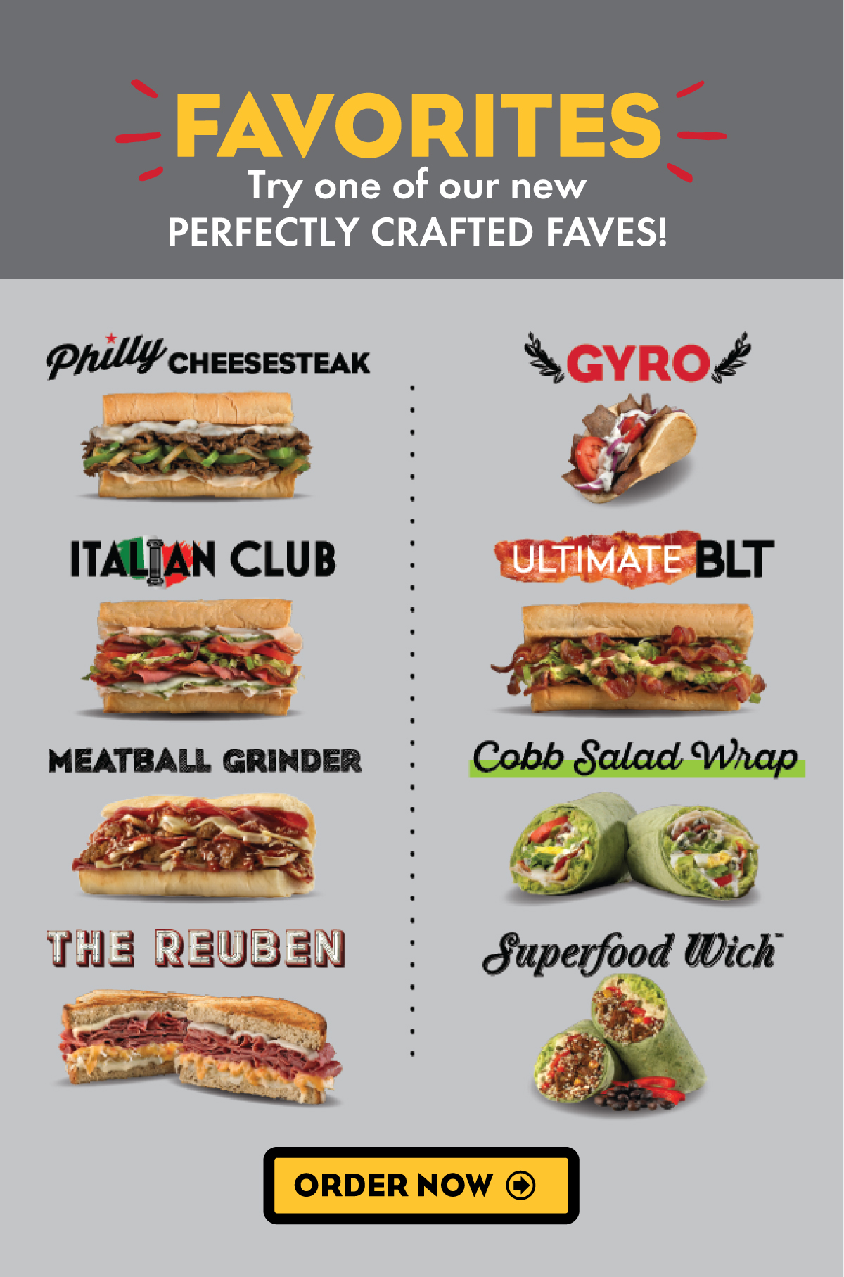Which Wich Superior Sandwiches Menu