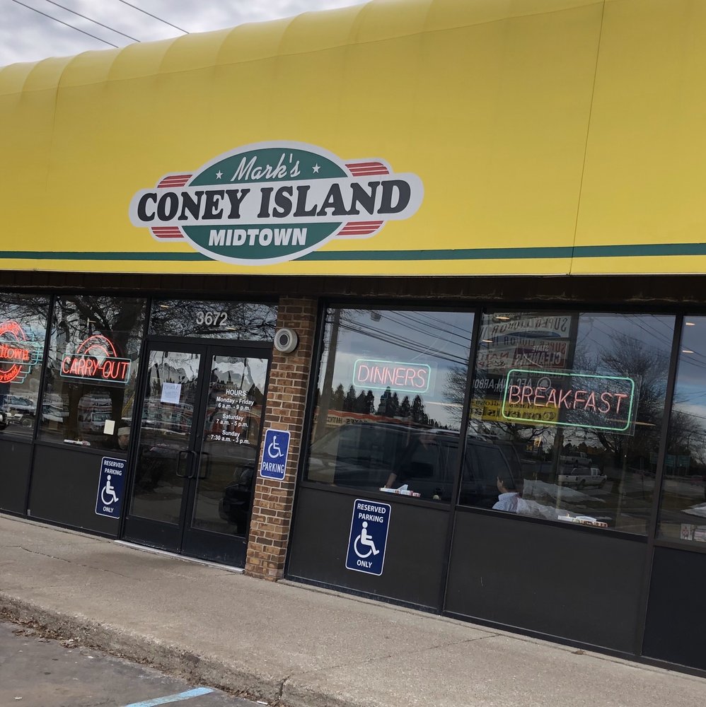 Mark's Mid-Town Coney Island 3672 S State St, Ann Arbor