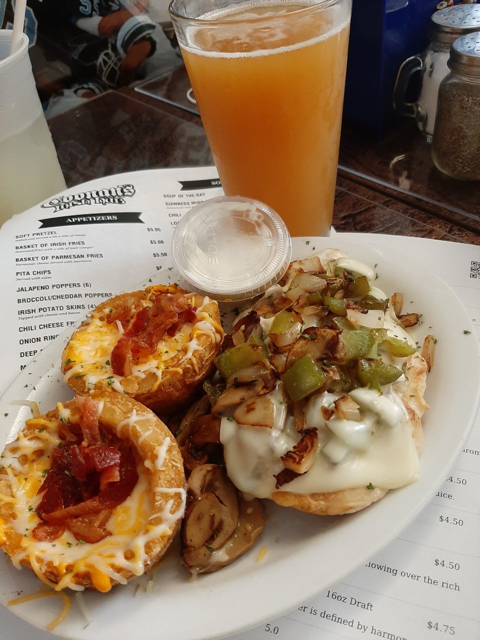 Shamrock Dairy Bar Menu