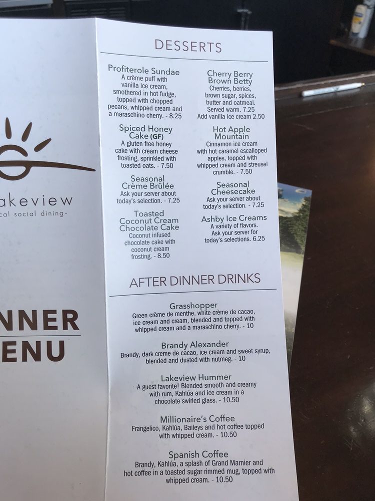 The Lakeview Restaurant, Bellaire Menu, Reviews (127), Photos (59 The Lakeview Restaurant, Bellaire Menu, Reviews (127), Photos (59