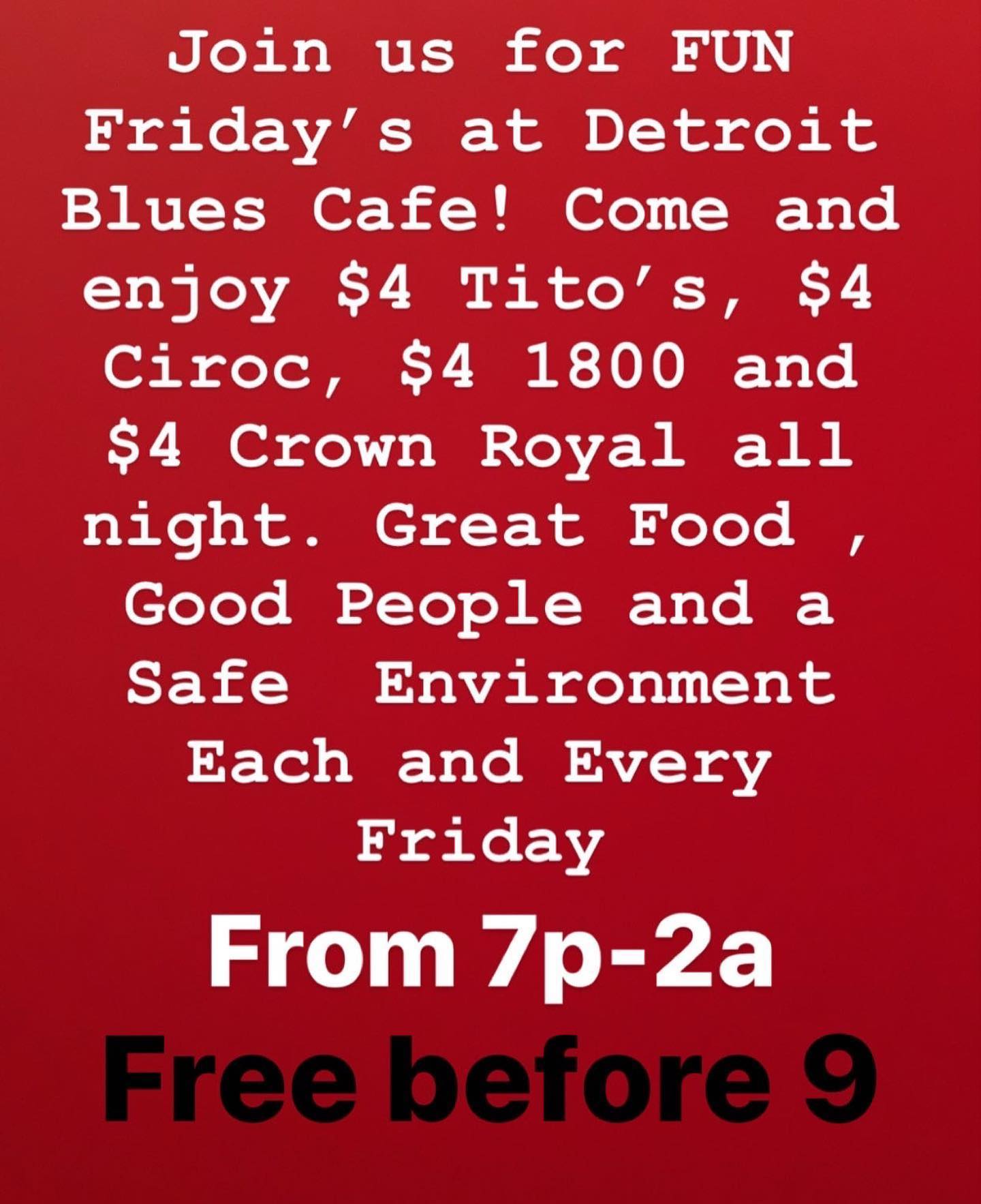 Detroit Blues Cafe 14493 Gratiot Ave, Detroit