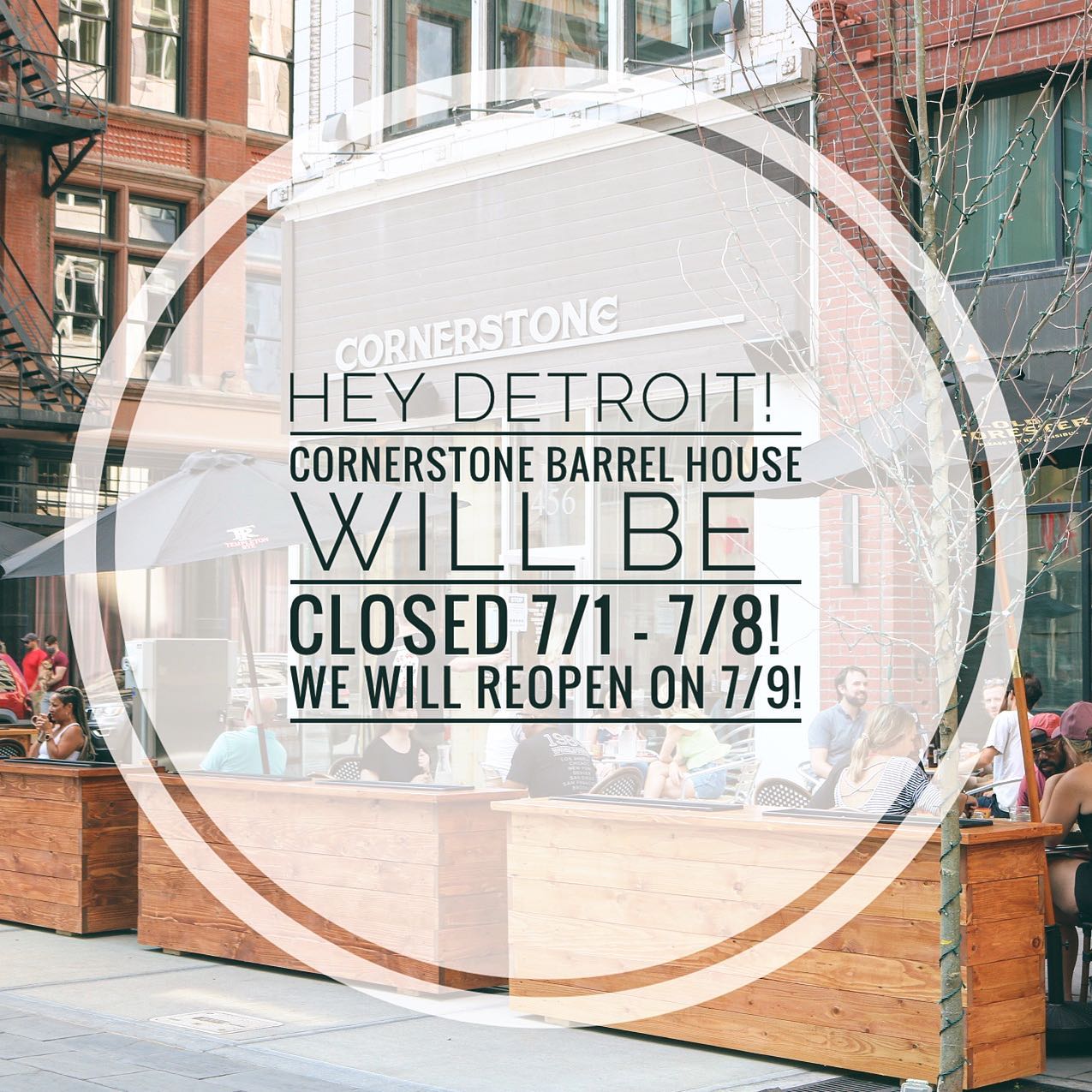 Cornerstone Barrel House 1456 Woodward Ave, Detroit