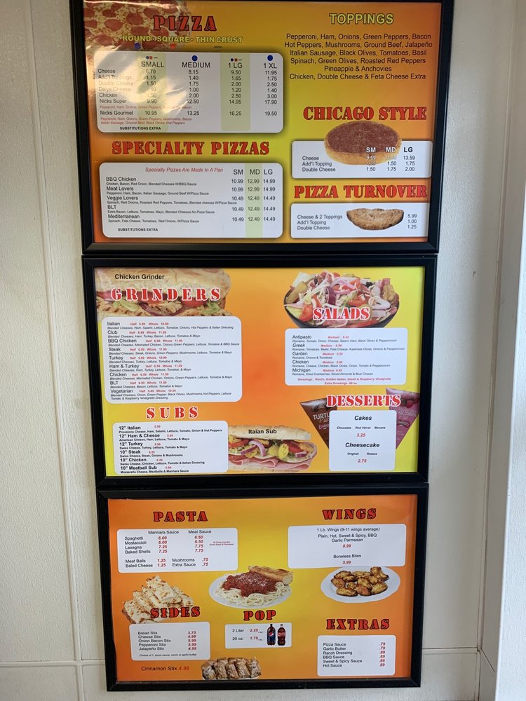 Nick's Pizza Ferndale 745 E 9 Mile Rd, Ferndale