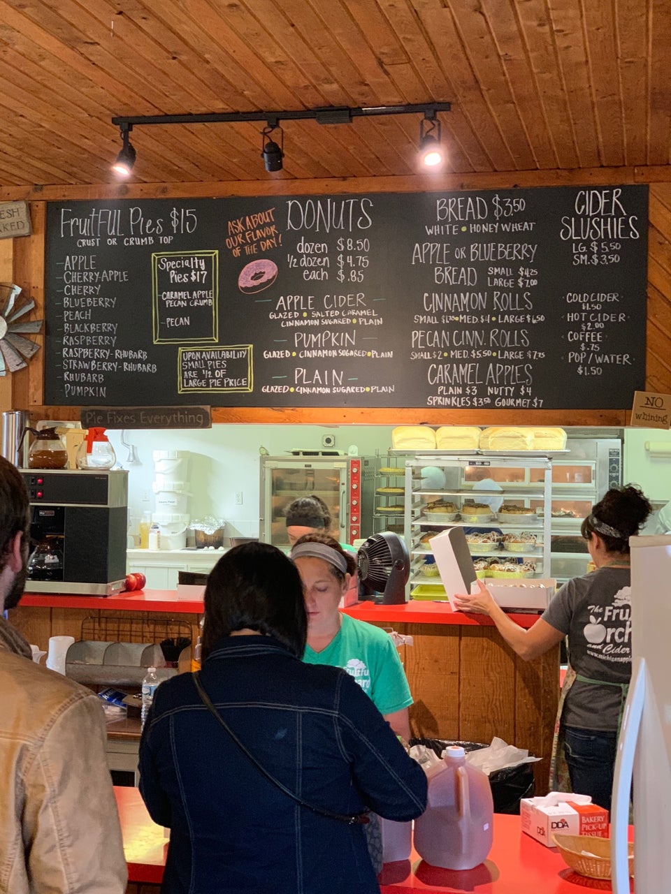 The Fruitful Orchard And Cider Mill Menu