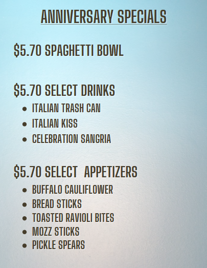 Fred's Italian Restaurant 3619 Plainfield Ave NE, Grand Rapids