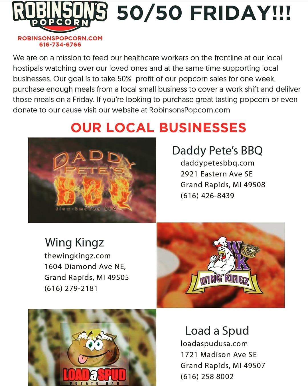 Wing Kingz - curbside delivery available 1604 Diamond Ave NE, Grand Rapids