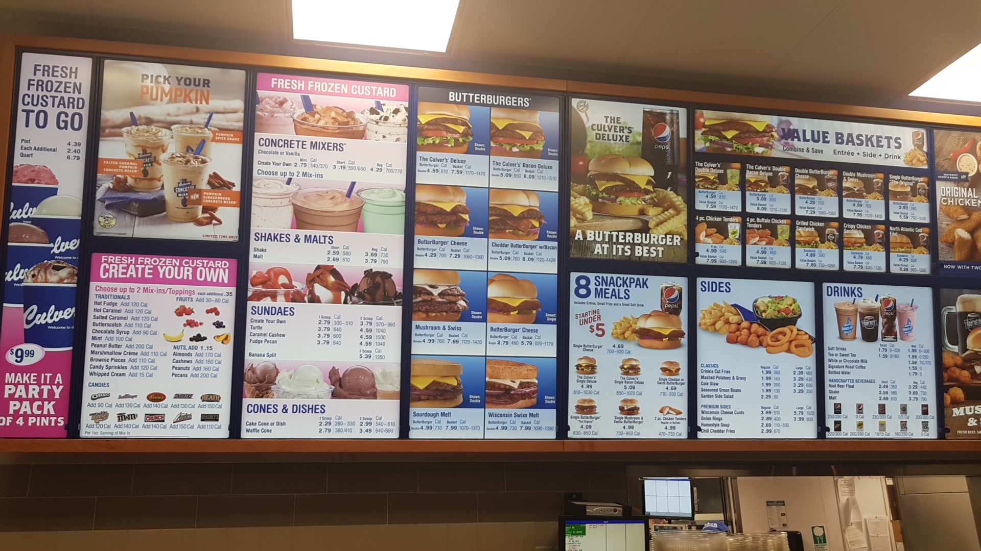 Culver’s Menu
