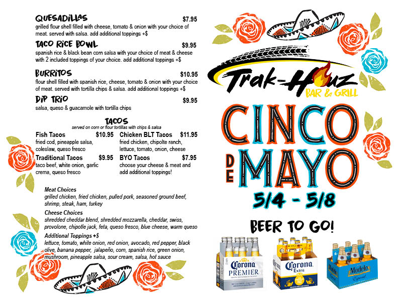 Trak Houz Bar & Grill 5003 Park Cir Dr, Kalamazoo