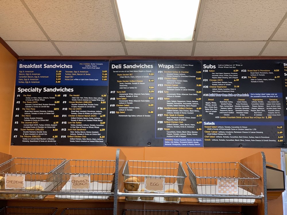 New Daily Bagel 309 S Washington Square, Lansing