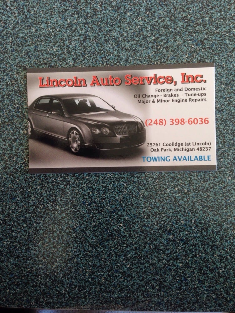 Lincoln Auto Service