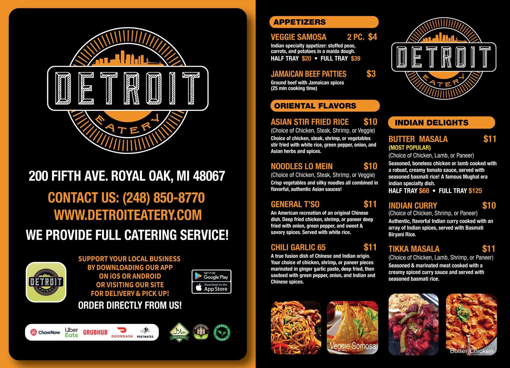 Detroit Eatery 200 Fifth Ave, Royal Oak