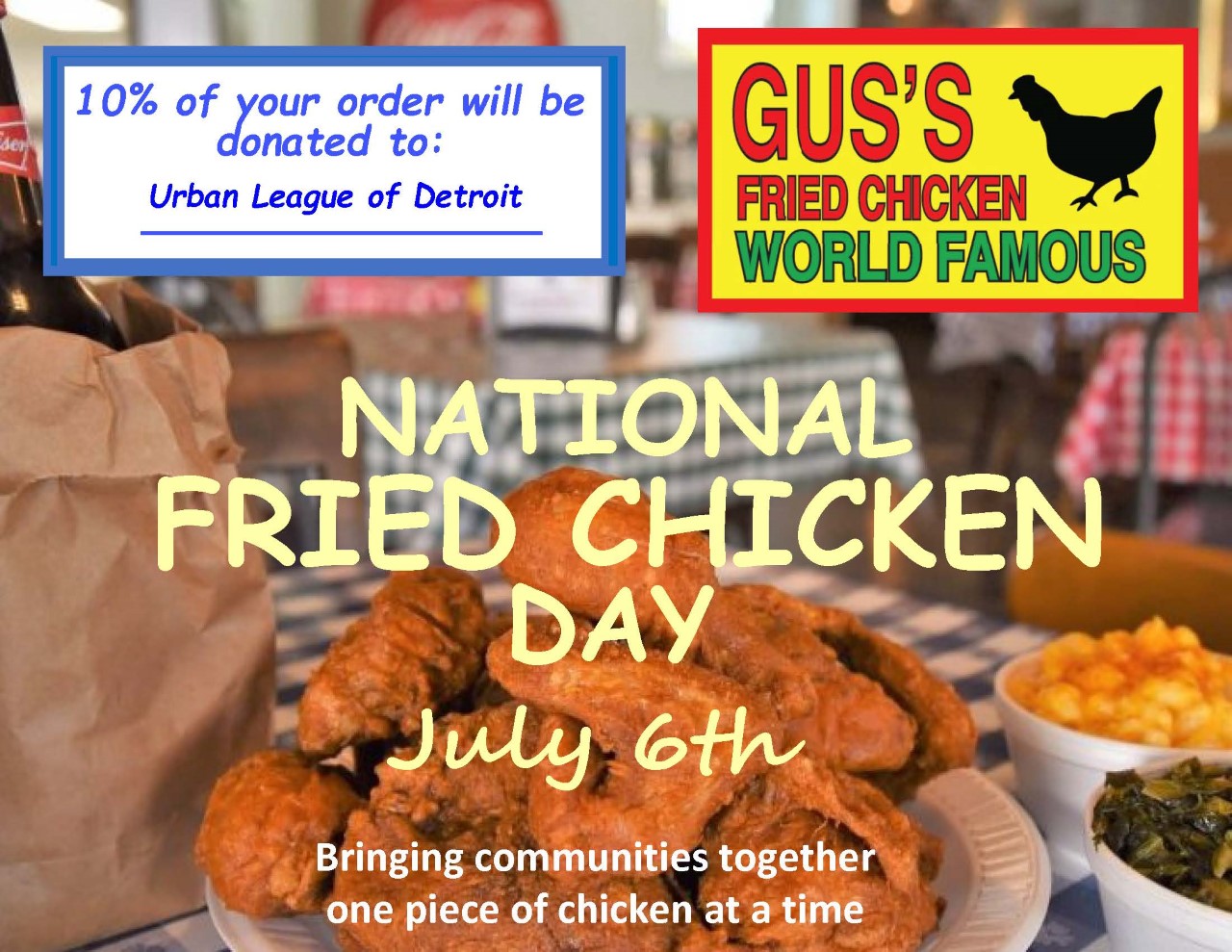 Gus’s World Famous Fried Chicken 31105 Woodward Ave, Royal Oak
