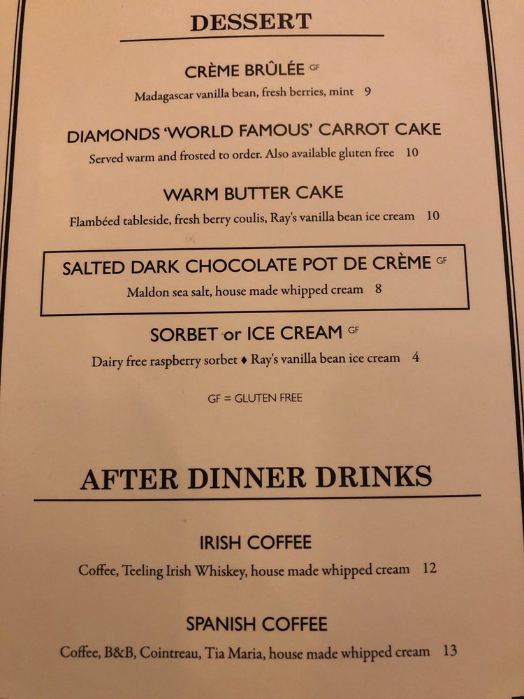 Diamonds Steak and Seafood 100 S Main St 1st Floor, Royal Oak