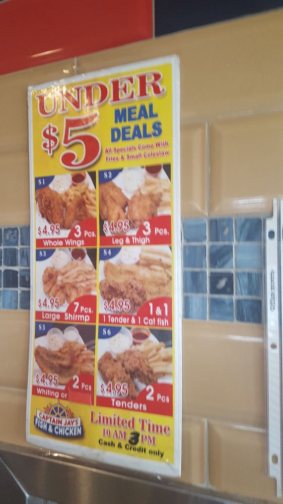 Captain Jay's Fish & Chicken 18680 Eight Mile Rd, Southfield