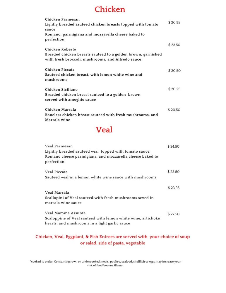 Picano's Italian Grille 3775 Rochester Rd, Troy