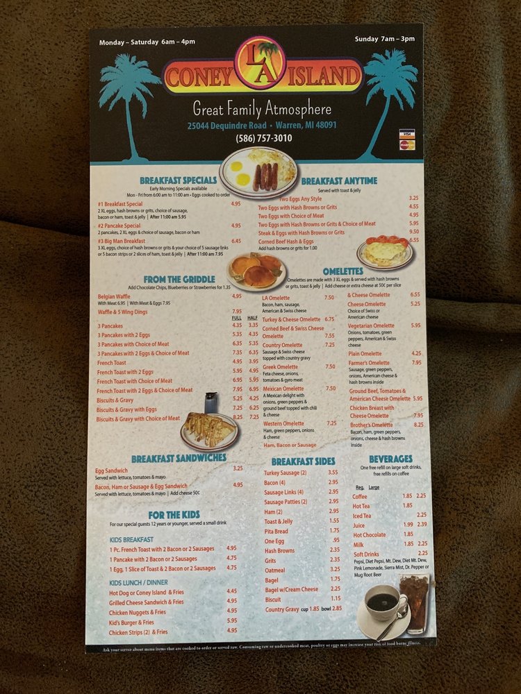 La Coney Island Restaurant 25044 Dequindre Rd, Warren