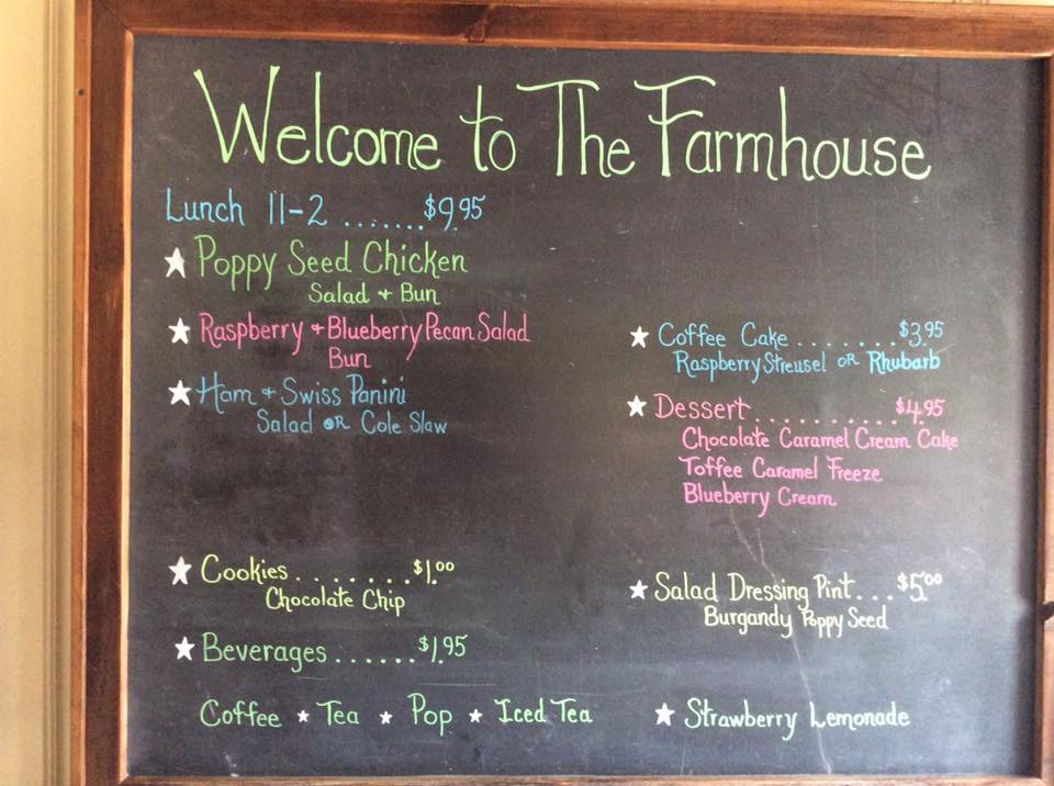 Farmhouse Eatery & Gifts 219 N Kingston St, Caledonia