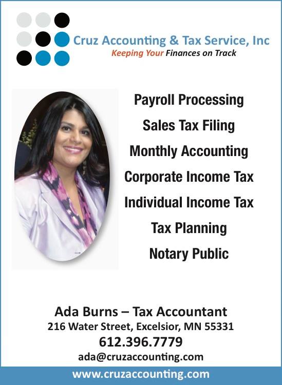 Cruz Accounting & Tax Service, Inc. 216 Water St, Excelsior Minnesota 55331